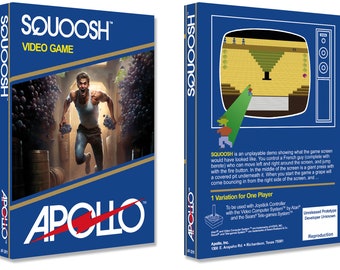 Squoosh (Box for the Atari 2600 Game)