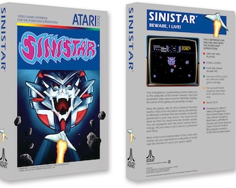 Sinistar (Box for the Atari 5200 Game)