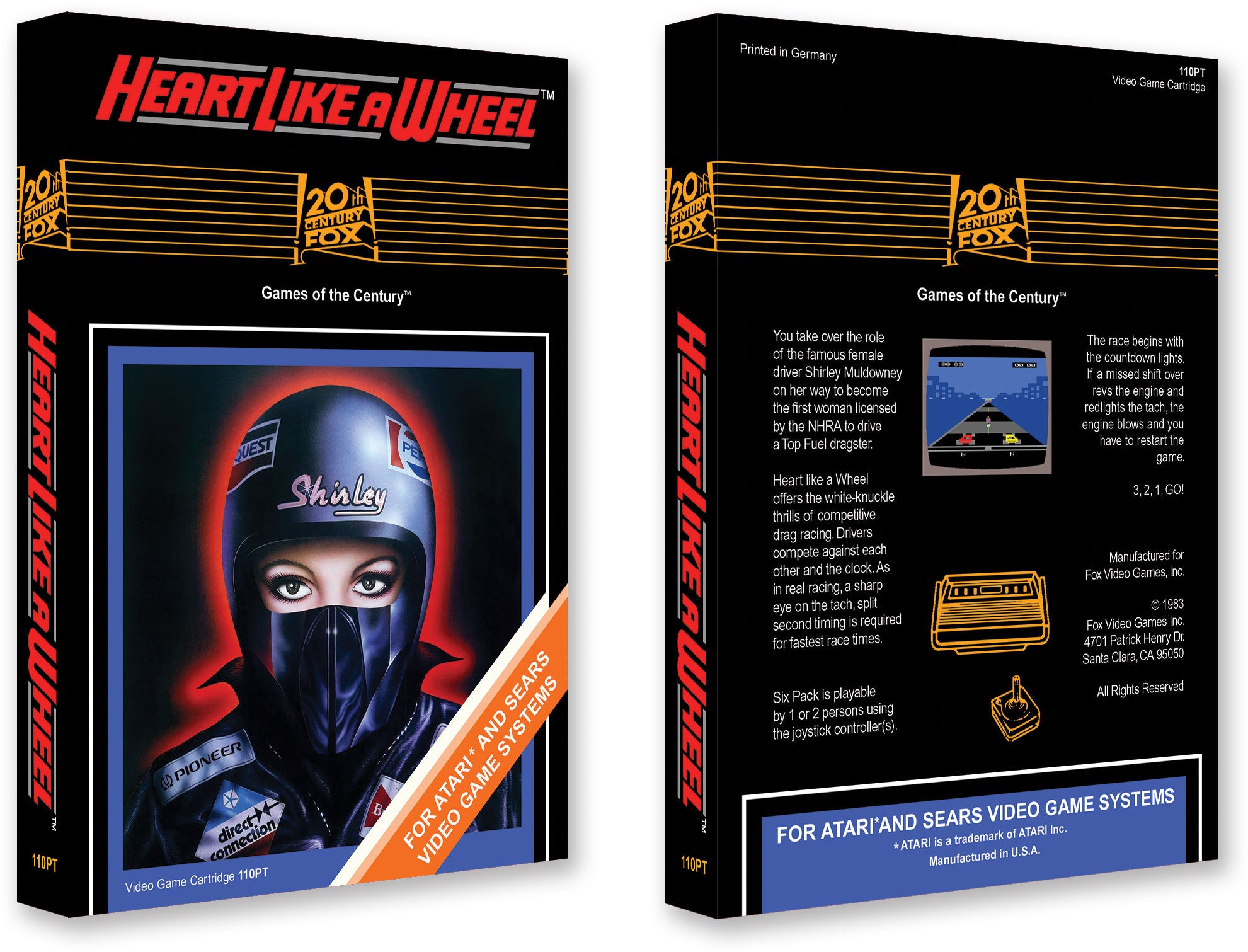 Heart Like a Wheel (box for the Atari 2600 Game) - Etsy