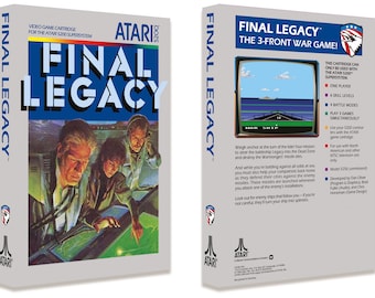 Final Legacy (Box for the Atari 5200 Game)