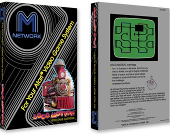 Loco-Motion (Box for the Atari 2600 Game)