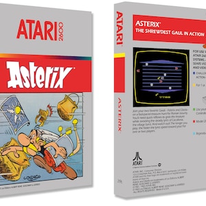 Asterix (Box for the Atari 2600 Game)