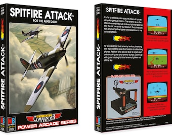 Spitfire Attack (Box for the Atari 2600 Game)