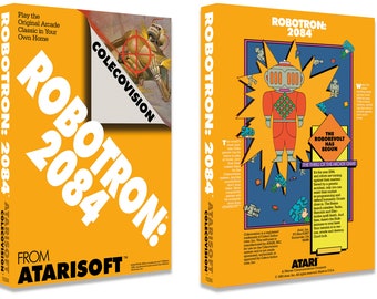 Robotron: 2084 (Box for the ColecoVision Game)