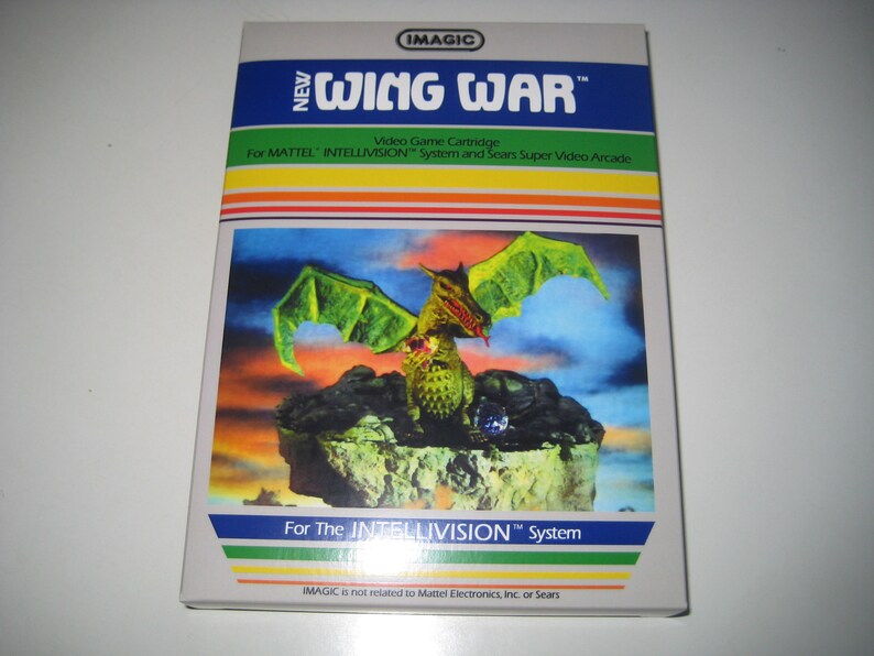 Wing War Box for the Mattel Intellivision Game image 3