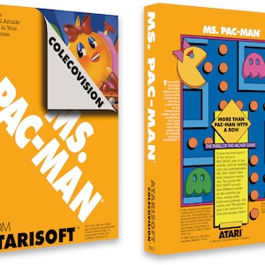 Ms. Pac-Man (scatola per il gioco ColecoVision)