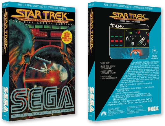 Star Trek (boîte pour le jeu Atari 2600) - France