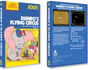 Dumbo’s Flying Circus (Box for the Atari 2600 Game)