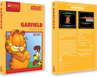Garfield (Box for the Atari 2600 Game)