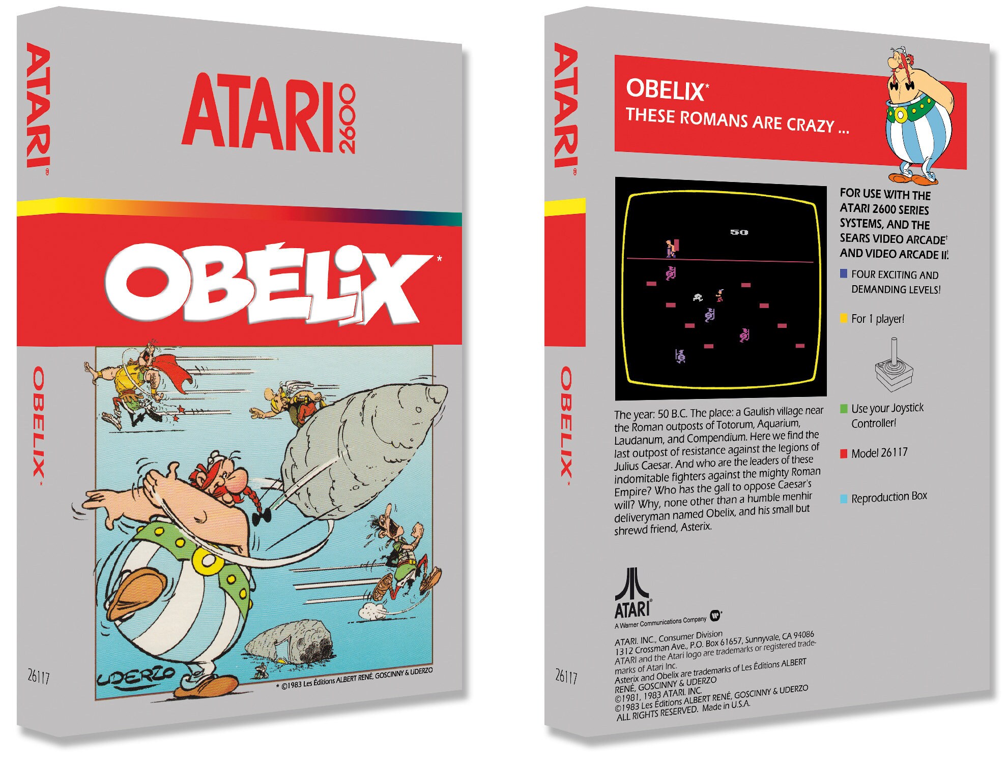 32 in 1 Game Cartridge ATARI 2600 VCS (Modul) working Classic-Game 1988