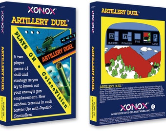 Artillery Duel (Box for the ColecoVision Game)