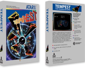 Tempest (Box for the Atari 5200 Game)