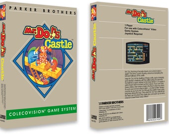 Mr. Do!'s Castle (Box for the ColecoVision Game)
