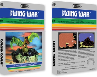 Wing War (Box for the Mattel Intellivision Game)