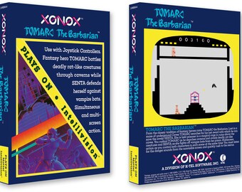 Tomarc the Barbarian (Box for the Mattel Intellivision Game)