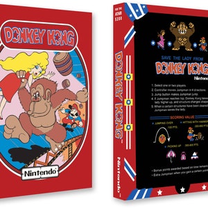Donkey Kong (Box for the Atari 5200 Game)