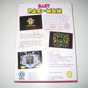 Baby Pac-man (box for the Atari 7800 Game) - Etsy