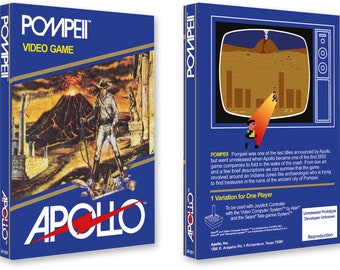 Pompeii (Box for the Atari 2600 Game)