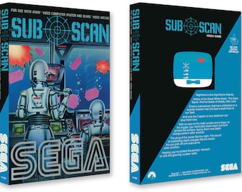 Sub-Scan (Box for the Atari 2600 Game)