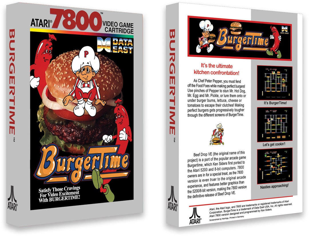 burgertime colecovision