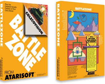 Battlezone (Box for the ColecoVision Game)