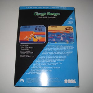 Congo Bongo Box for the Atari 2600 Game image 4
