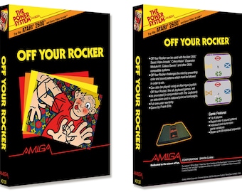 Off Your Rocker (Box for the Atari 2600 Game)