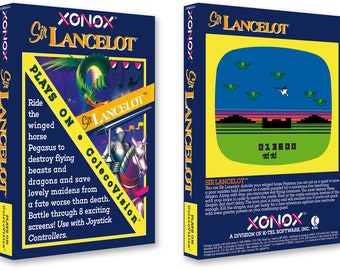 Sir Lancelot (Box for the ColecoVision Game)