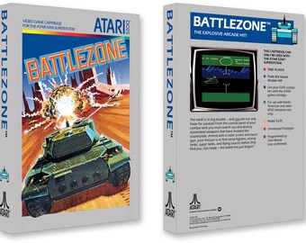 Battlezone (Box for the Atari 5200 Game)