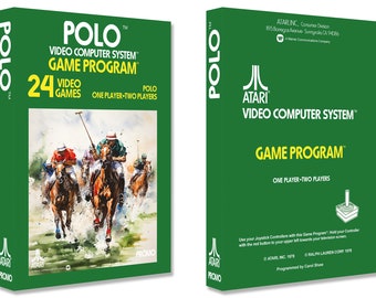 Polo (Box for the Atari 2600 Game)