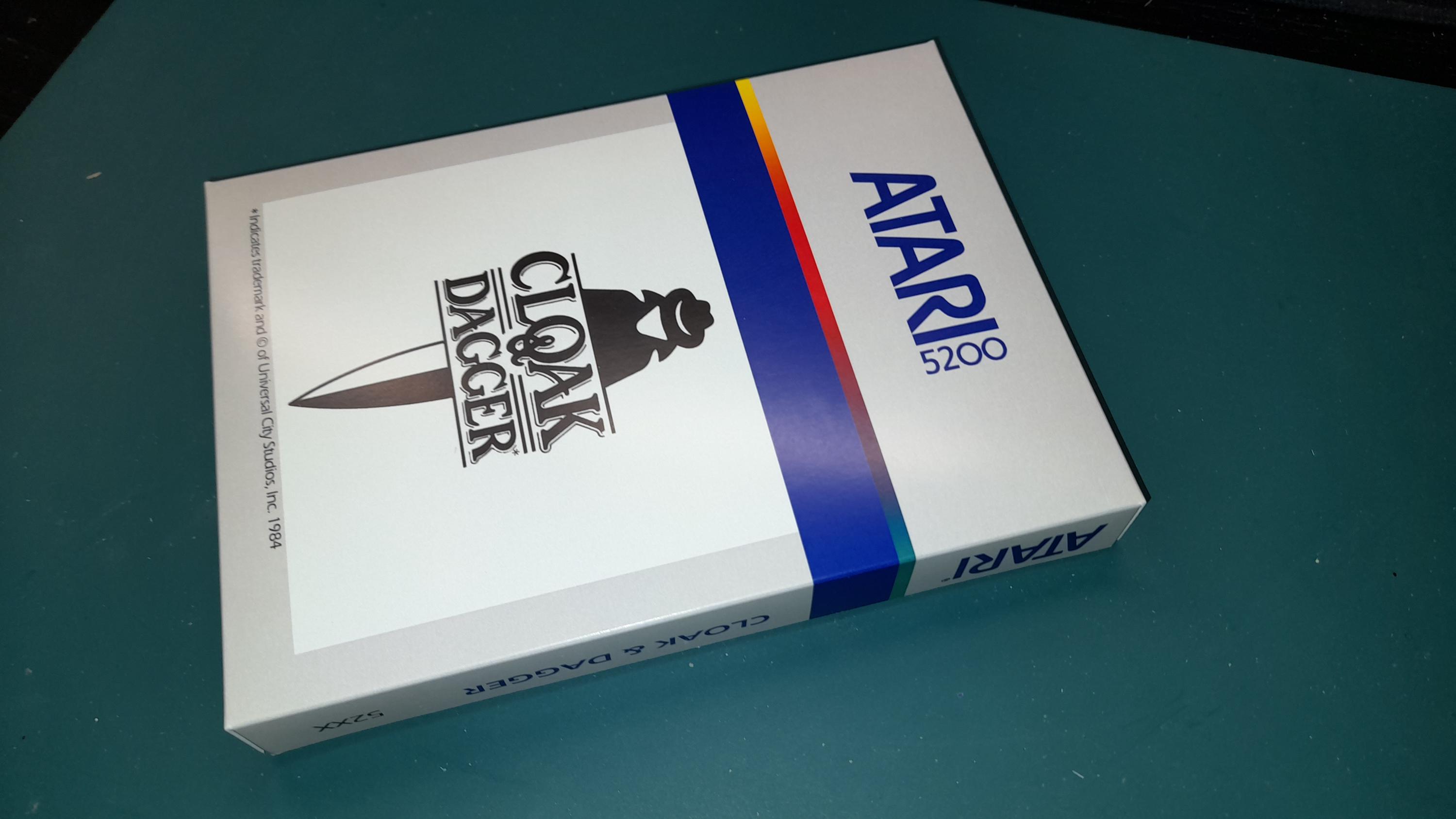 Cloak & Dagger (box for the Atari 5200 Game) - Etsy