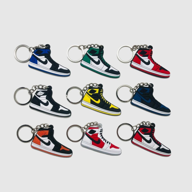 Mini 2D Air Jordan 1 OG HIGH Retro Sneaker Keyrings Keychains | Etsy Mini 2D Air Jordan 1 OG HIGH Retro Sneaker Keyrings Keychains | Etsy