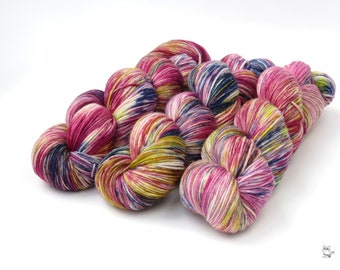 Strand City Whisper 405 Hand dyed sock yarn 100gr