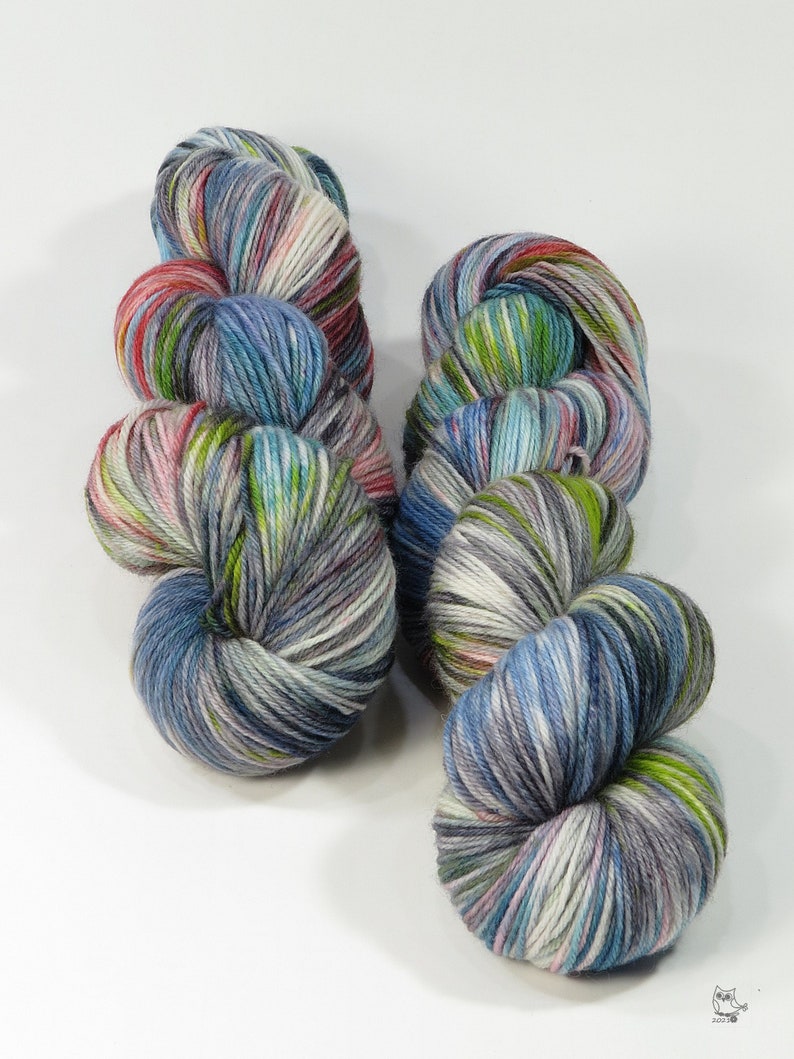 Strand City Whisper 405 Hand dyed sock yarn 100gr