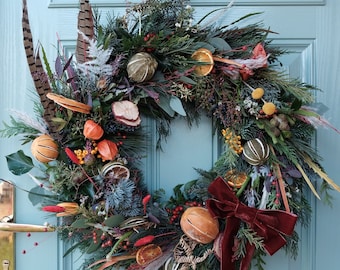Fruit laden Limited Edition Luxury Festive Christmas Wreath