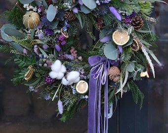 Majestic luxury fresh wreath - decor - funeral