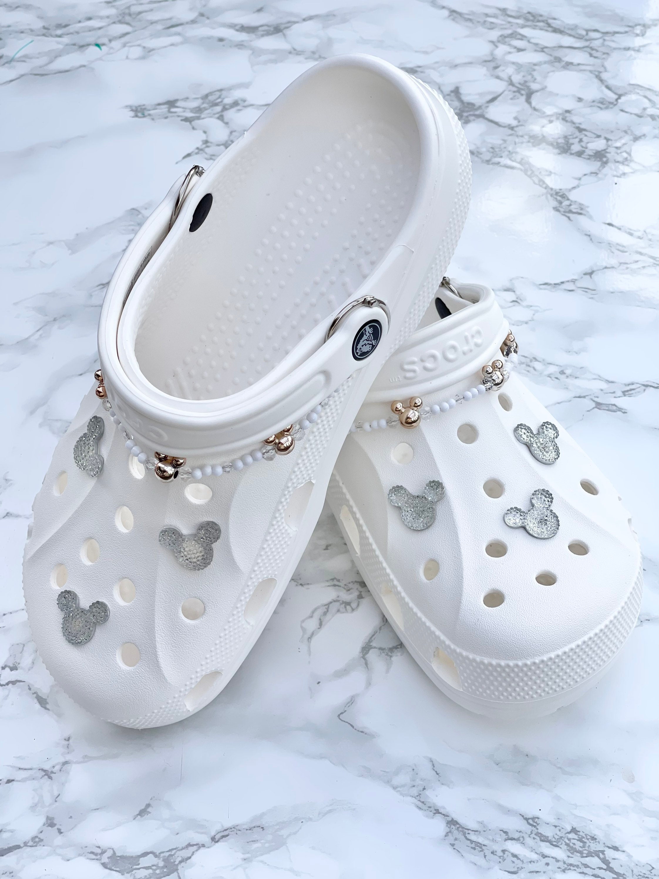 Rhinestone Bling Shoes Charm Glitter Patches For Croc - Temu