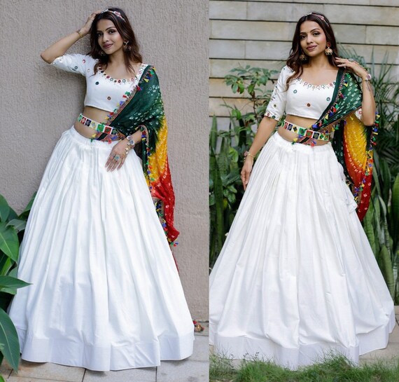 Beautiful Cotton Navratri Lehenga Choli for Womendesigner - Etsy Singapore