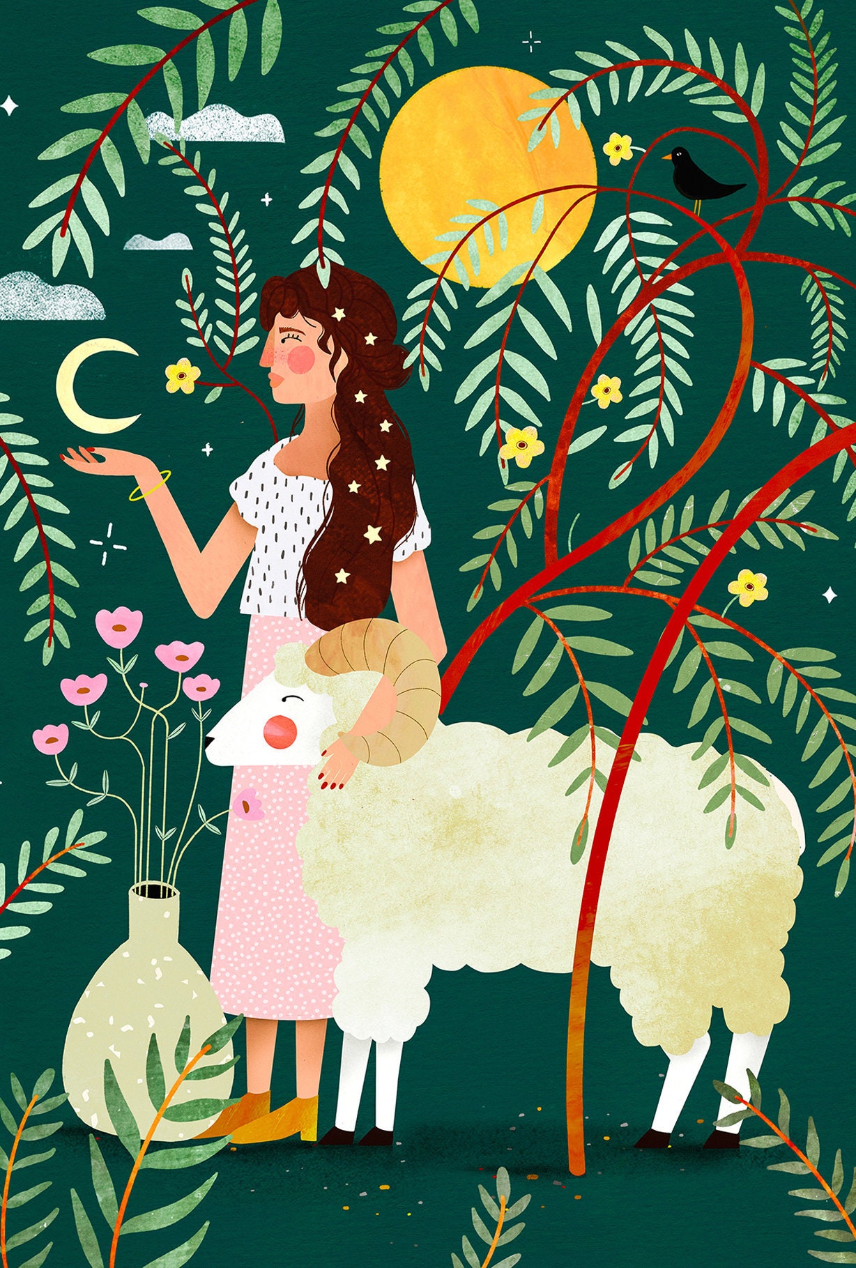 Bélieraffiche Décorative Imprimée Signe Astrologique Belier