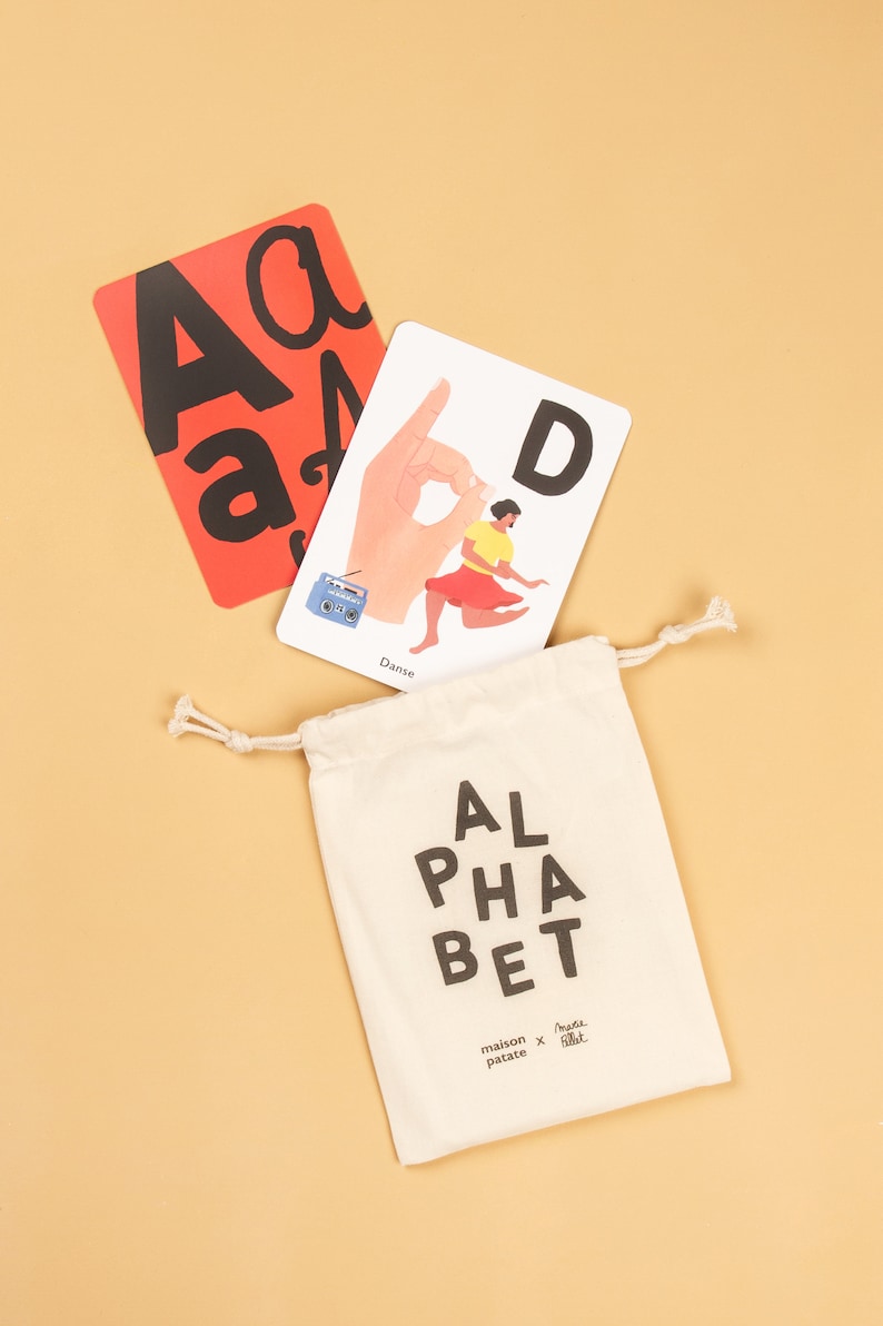 Cartes Alphabet langue des signes