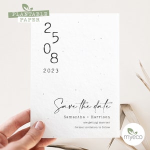 Save the date Karten bepflanzbar, Save The Date Karten, bepflanzbar, Save the Date Karten, Papierkarten, Papierkarten, gedruckte Einladungen