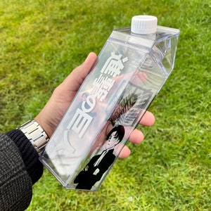 Titan Captain scouts gepersonaliseerde heldere acryl melk pak waterfles Herbruikbare Hen Party Bruiloft Verjaardagscadeau Flessen