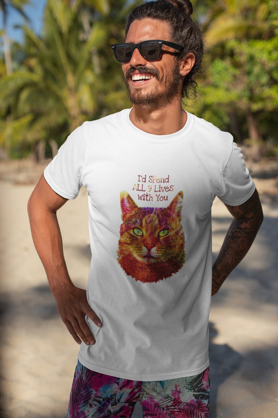 Funny Cat Tshirt Men Women Unisex Lady Guy Kitty Humor Gift Etsy