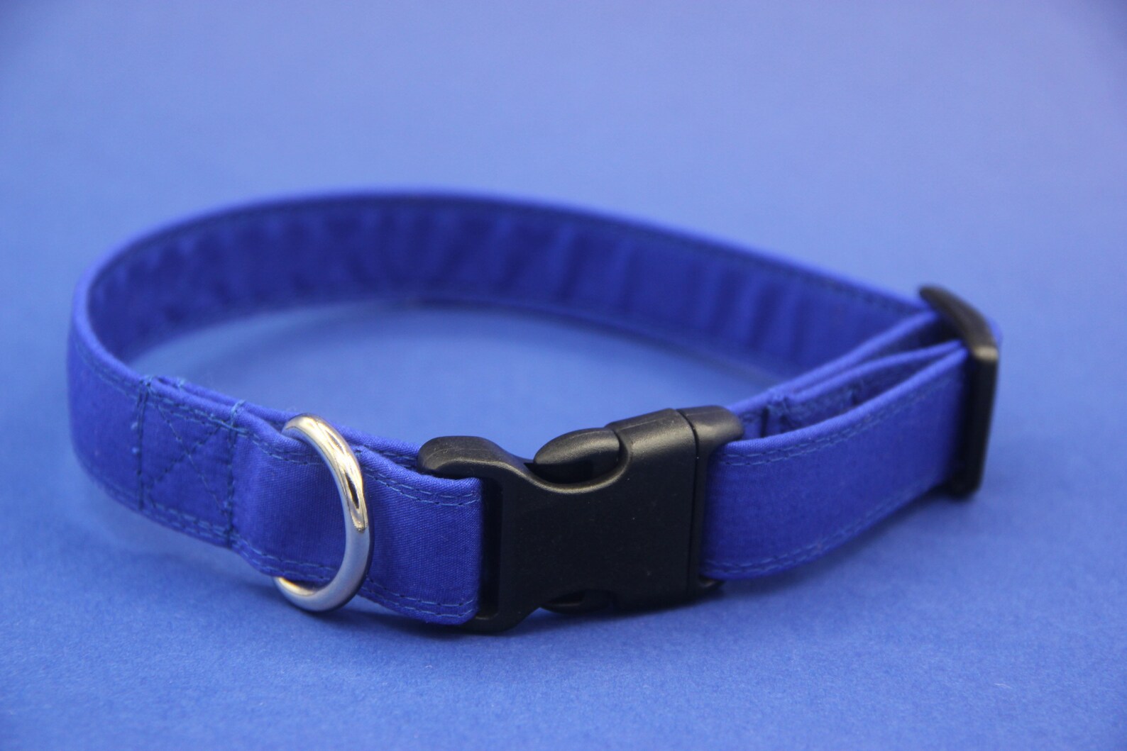 Bright Blue Dog Collar. Blue puppy Collar boy or male dog Etsy