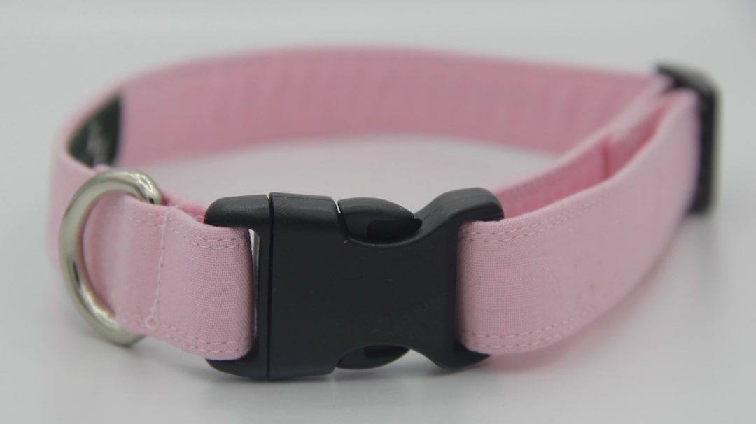 Baby Pink Dog Collar. Pretty pink dog collar. Girl and female Etsy.de