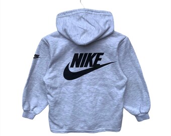 nike vintage front logo pullover hoodie
