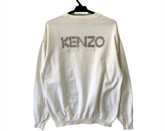 Vintage Kenzo Golf Crewneck Pullover Sweatshirt Size L