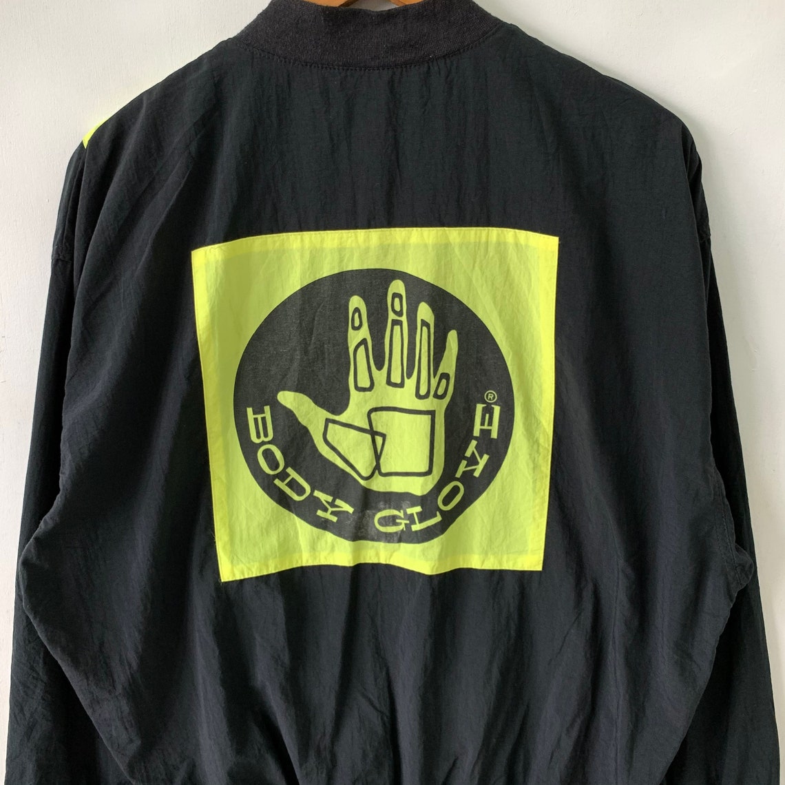 Vintage 90s Body Glove Light Weight Jacket Black Size M - Etsy