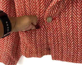 Y's WOOL BLEND JERSEY KNITTED COAT サイズ2 Double-Knit Wool-Blend Oversized Cardigan in Sweaters | Vince