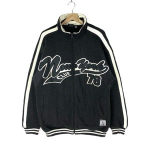 New York Club Big Logo Oversize Varsity Jacke